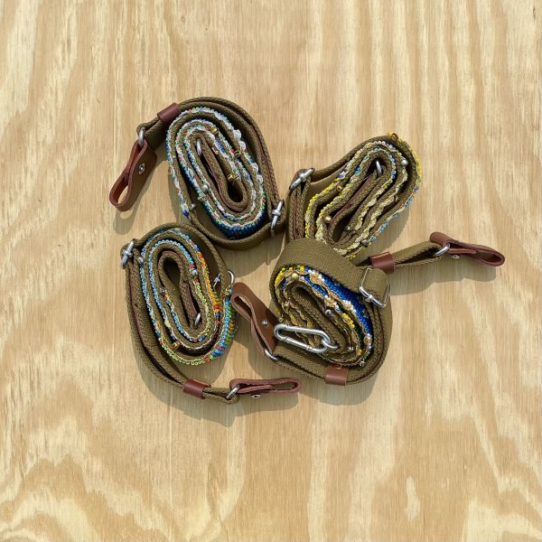 Custom Hand-Beaded Rifle Slings